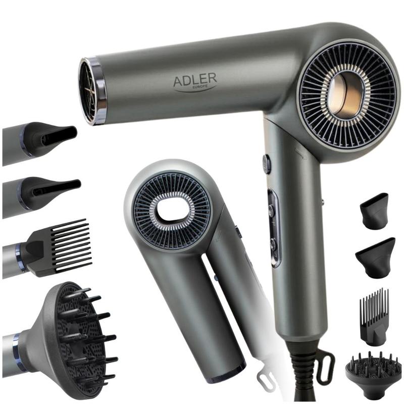 Image of Hair Dryer Superspeed Professional With A Powerful Brushless Motor Reaching 110,000 Rpm Guarantees And Effective Drying And .