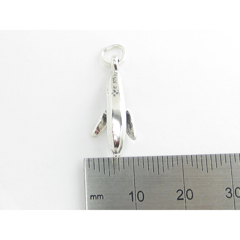 Sterling Silver Banana Charm, Fun Fruit Design