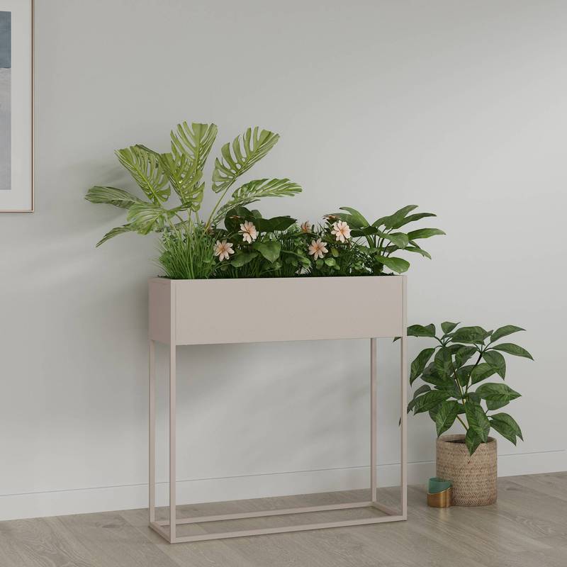 Image of Flower Stands Joensuu High Bed Steel 80 X 80 X 25 Cm