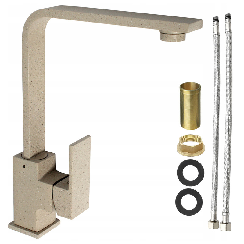 Kitchen Standing Battery - Beige Granite Sink