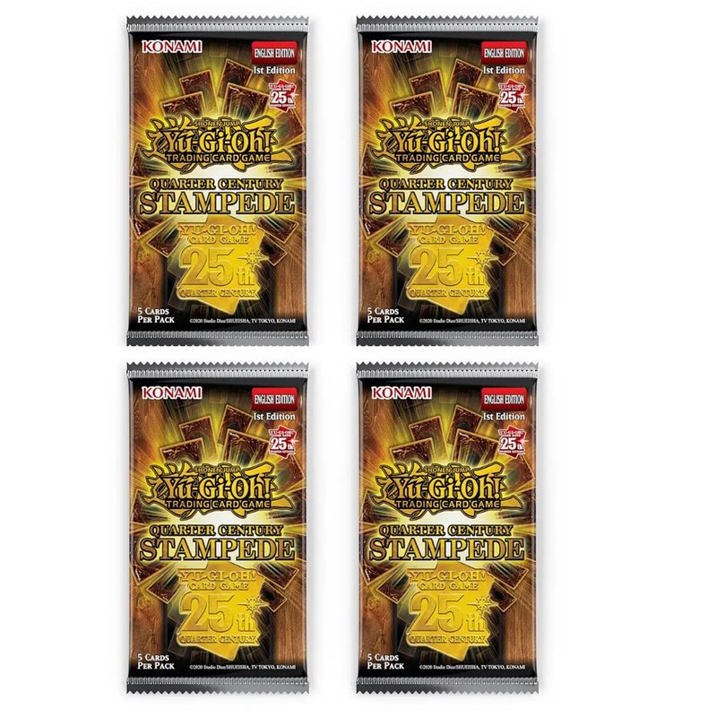Yu-gi-oh! Rarity Collection 4 – Quarter Century | 4x Booster Packs | English | 2025 Anniversary Edition + Heartforcards® Shipping Protection