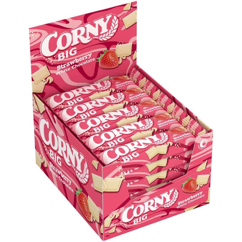 E-shop Corny BIG Erdbeere Weißer Schokolade 24x40