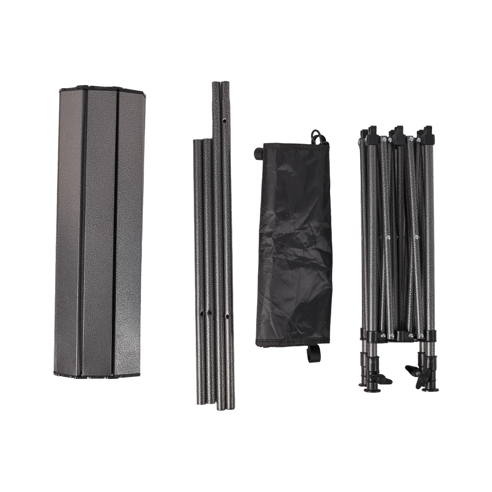 Outdoor Table with Adjustable Height, Folding Portable
