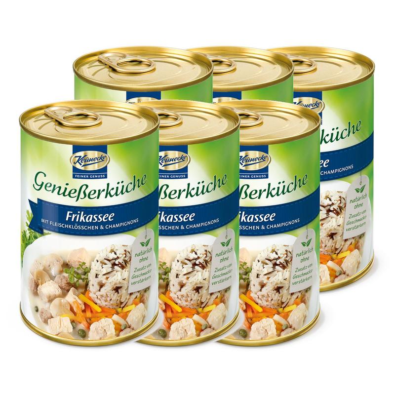 Image of 6 Packs Of Keunecke Frikassee With Meatballs And Mushrooms 400g (6x400g)