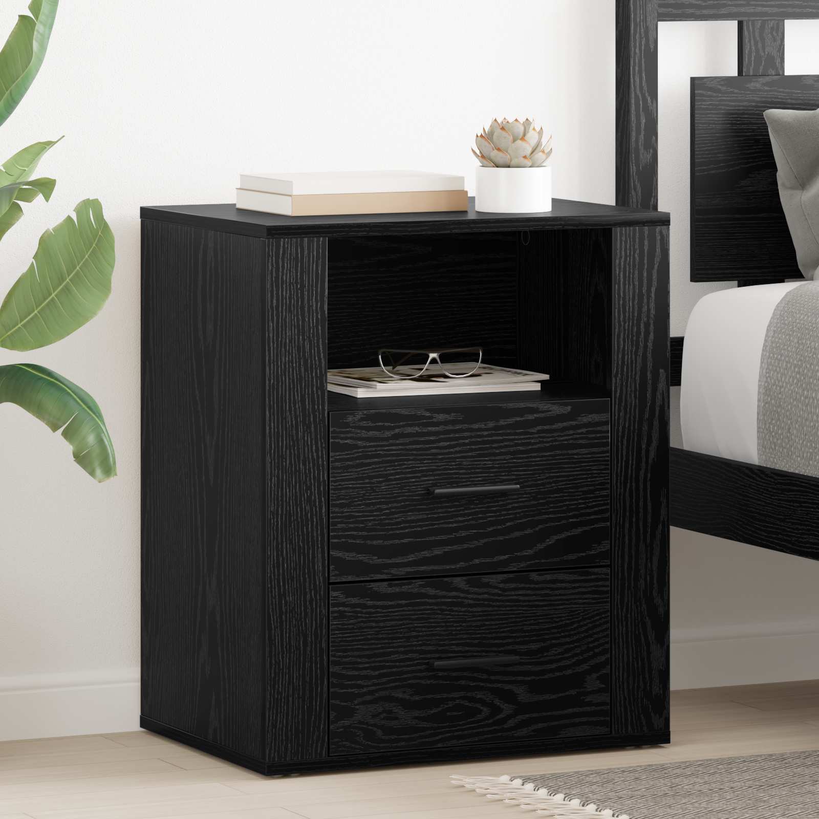 Nightstand Bedroom Furniture Storage Cabinet Small Cabinet Furniture Surfaces Modern Nightstand Bedroom Table Nightstand With Storage Rustic Table Table With Drawers