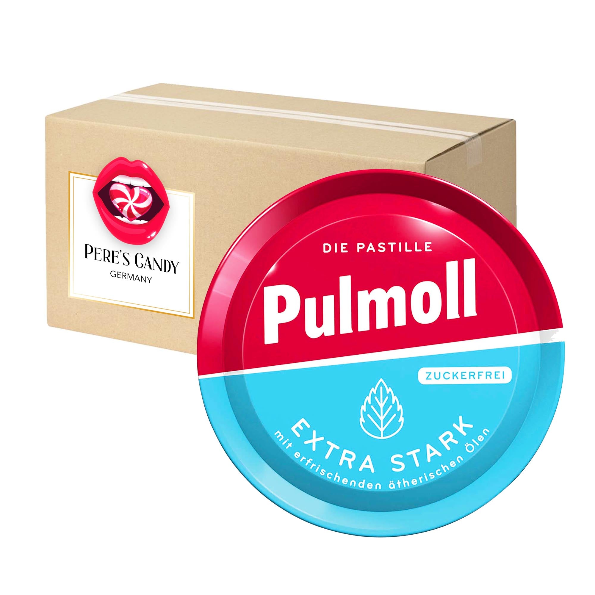 Pulmoll Extra Strong Sugar-free 5x50g