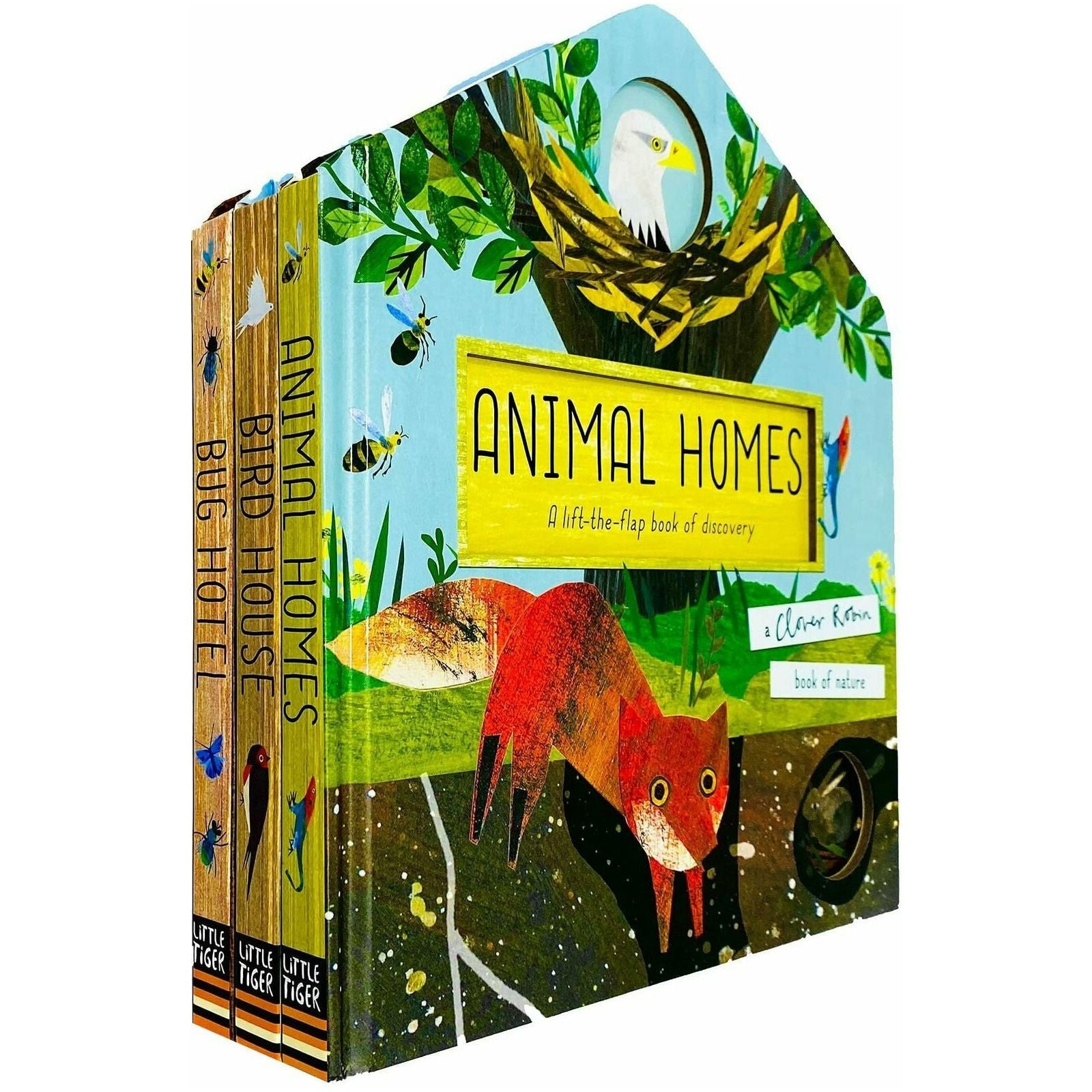 TEMU My First Childrens Nature Collection 3 Books Set (bird House, Bug Hotel & Animal Homes) Age 5-7