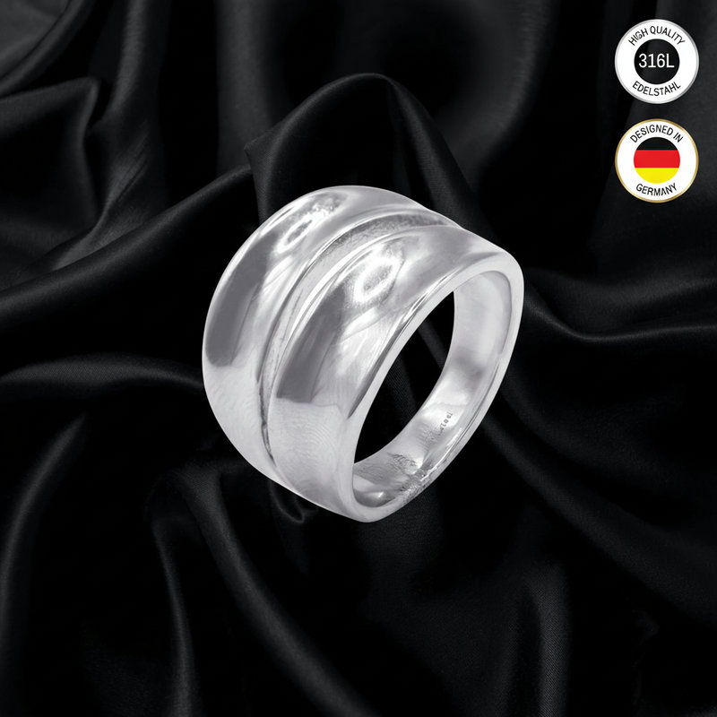 Adjustable Ring For Women - Silver Colored - Waterproof