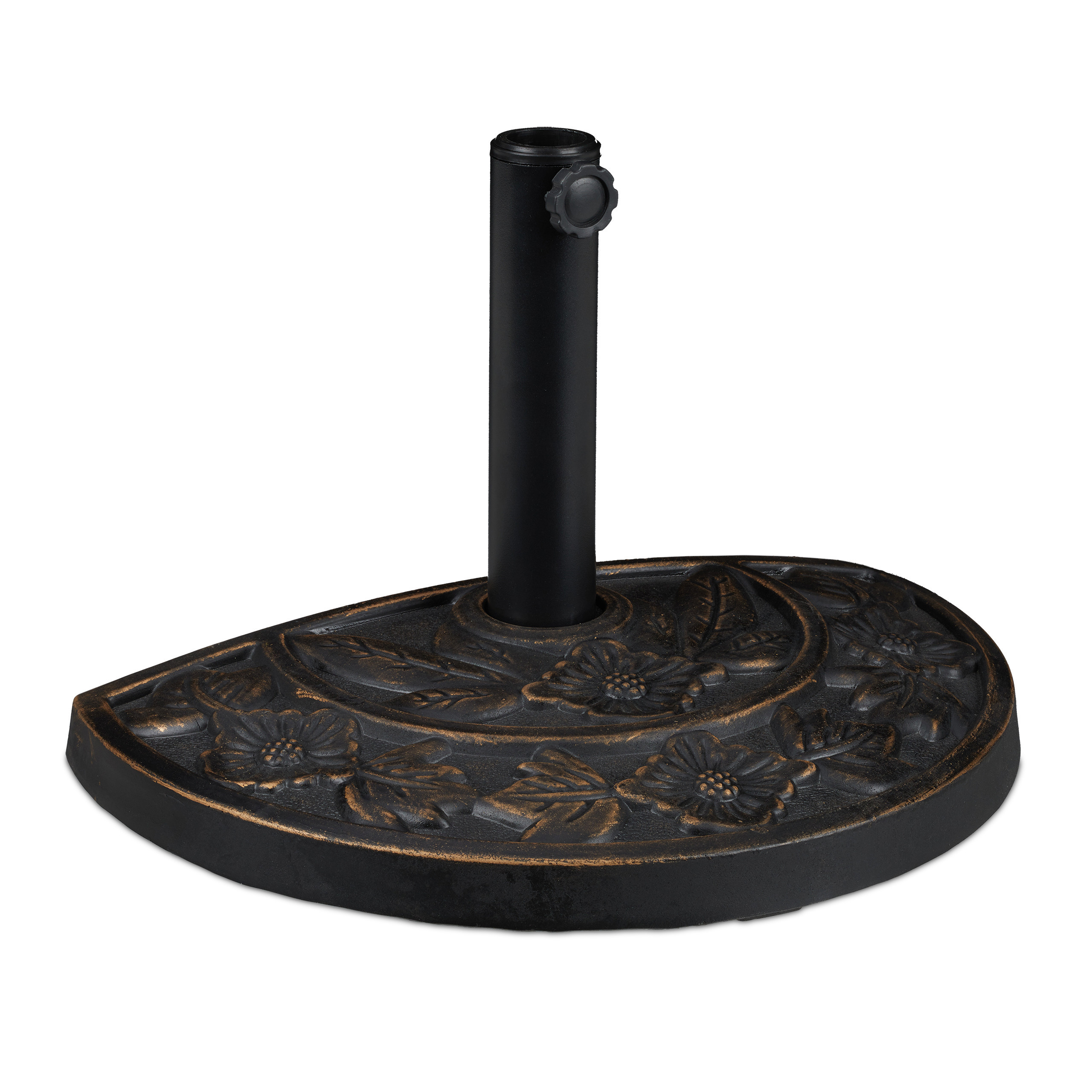 Parasol Stand In Brown - (w)50 X (h) 32 Cm