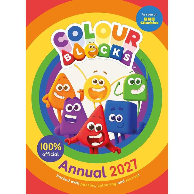 TEMU Colourblocks Annual 2027: Packed With Puzzles, Colouring And Stories - Ages 3-5 - Hardback