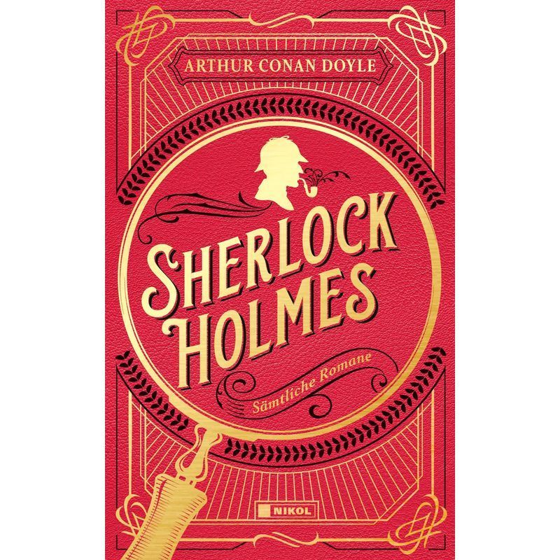 Image of Sherlock Holmes: All Novels - Book - Cabra Leather With Two-color Embossing - Arthur Conan Doyle - 656 Pages - German - 2024 - Nikol Publishing House Gmbh - Ean 9783868208276