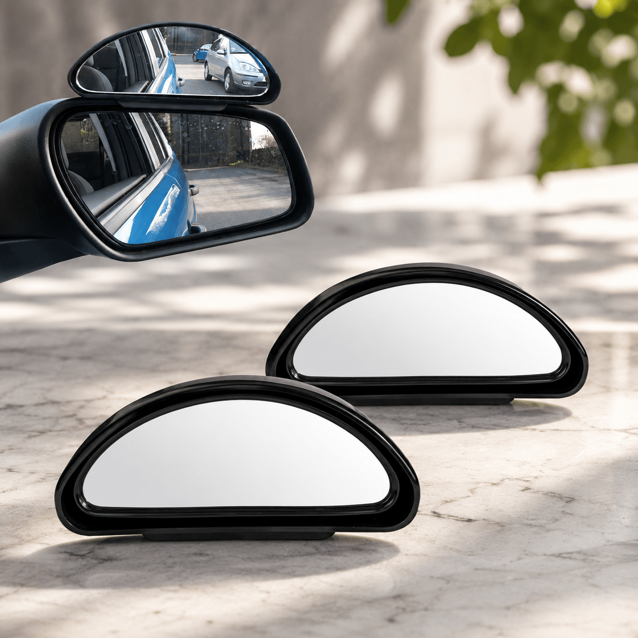 TEMU 2 Pack Universal Blind Spot Mirrors, Wide Angle Rear View Mirror Attachments For Cars, Suvs And Trucks