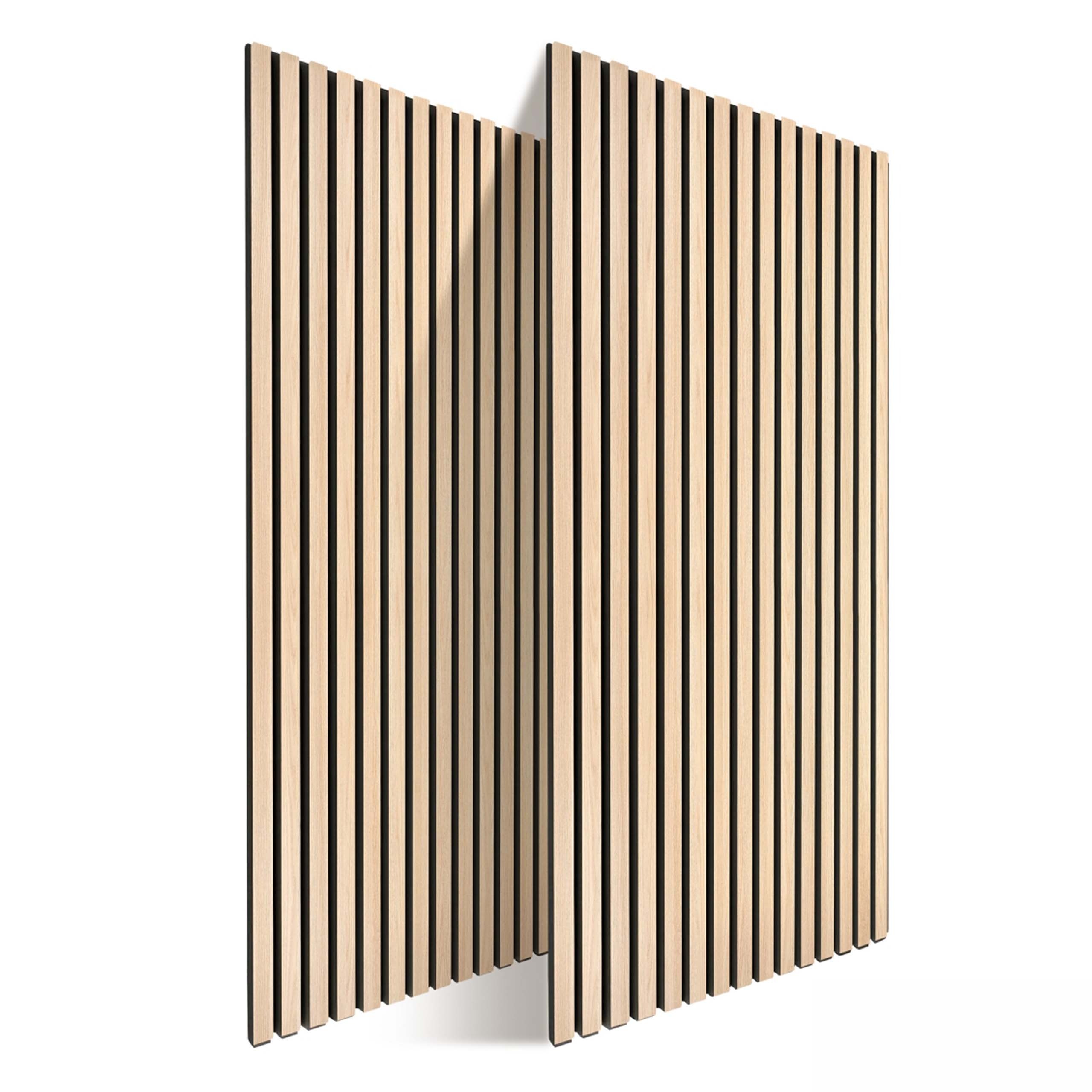 Image of 2 Acoustic Panels In Light Brown - (w)60 X (h)120 Cm