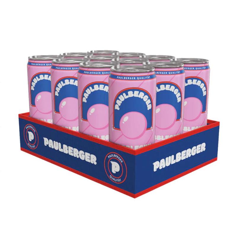 12x Paulberger Lemon Bubblegum 12x330ml Disposable Can, Includes 12x€0.25 Dpg Deposit