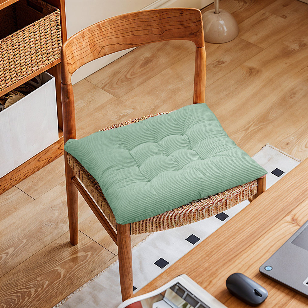 TEMU 4pc Cushion Rectangular Sofa Cushion With Vertical Stripes（only Cushion）, A Must-have Cushion For Long- Office And Study, !