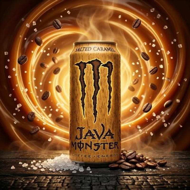Image of Monster Energy Java Salted Caramel 443ml Import