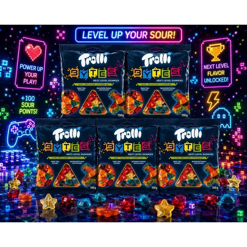 Image of Trolli Bytes 5 X 150g