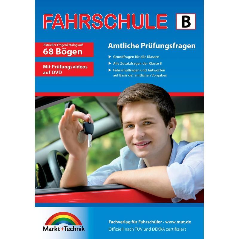 Driver's License Questionnaire Class B Car Theory Test Original Official Question Catalog On 71 Sheets - Paperback - 272 Pages - German - 2026 - Markt+technik Publishing - Ean 9783959821117