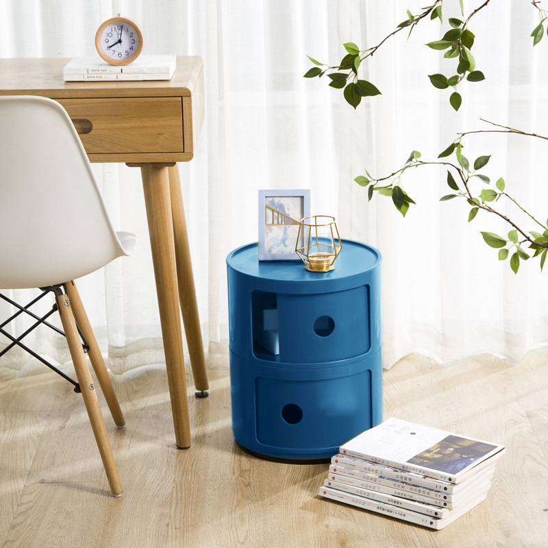 Blue Storage Box, Office Storage Drawers, 2 or 3 Floors