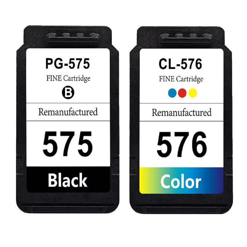 CANON Canon PG-575/CL-576 PVP Black & Tri-colour Ink Cartridges & Photo Paper - 50 Sheets