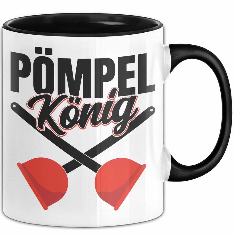 Image of Plumber Mug Gift - Pömpel King Gas Water Heating Plumber Installer