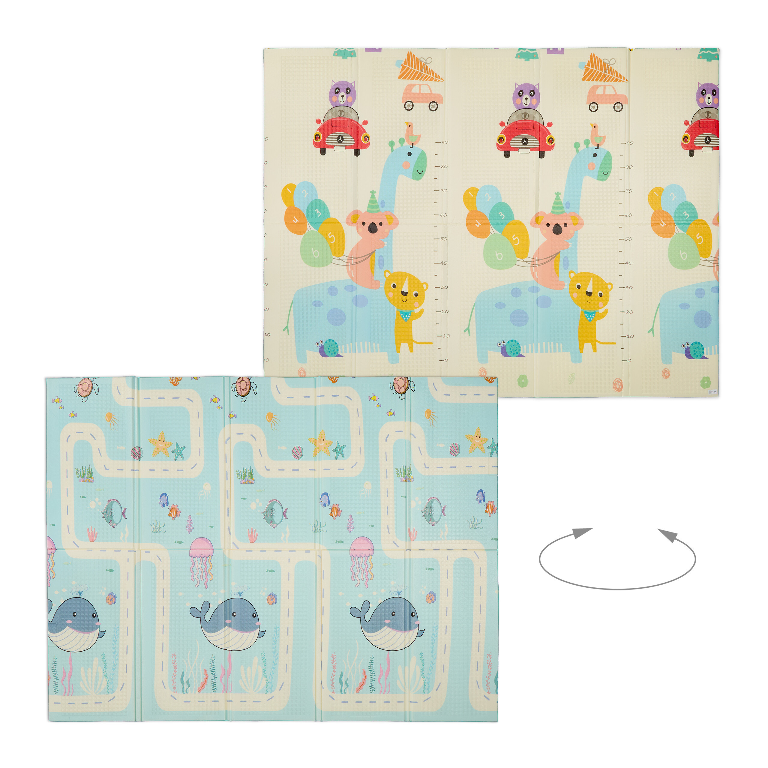 Kleurrijke Speelmat - (B)200 x (L)150 cm