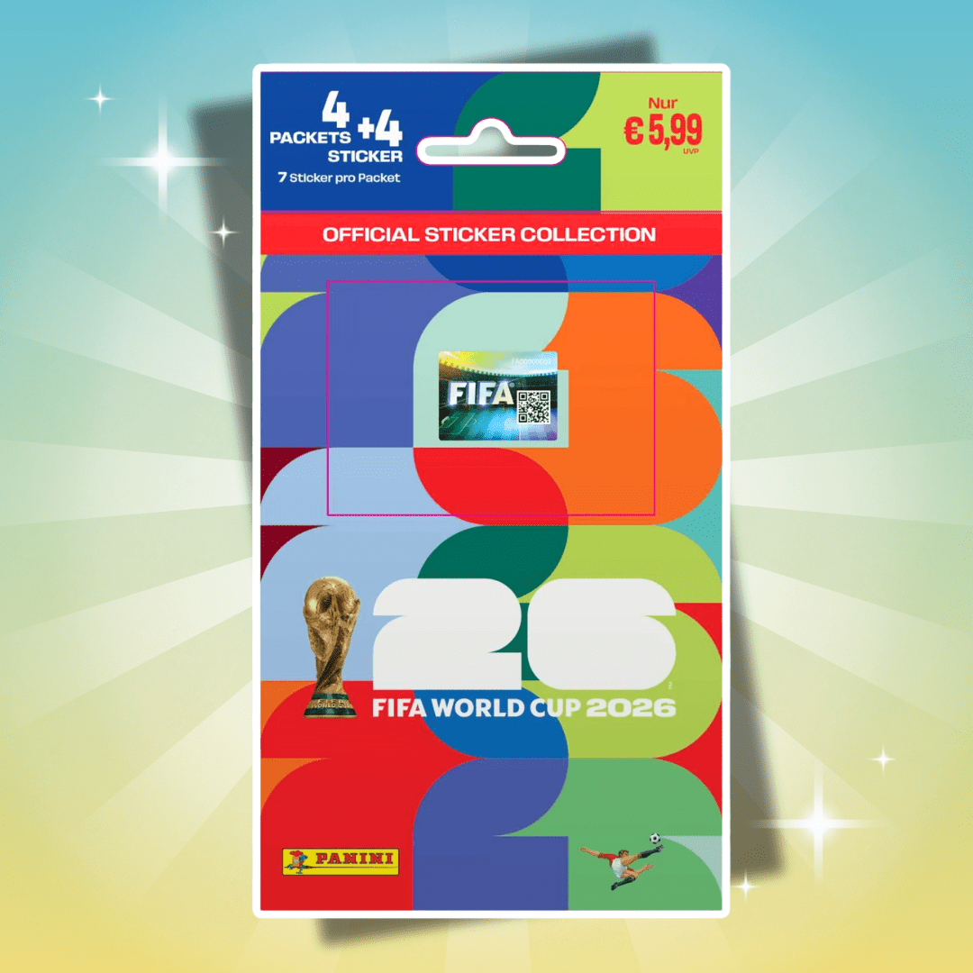 Image of Panini Fifa World Cup 2026 Sticker Collection Mini Multipack – 32 Stickers With 4 Sticker Packs