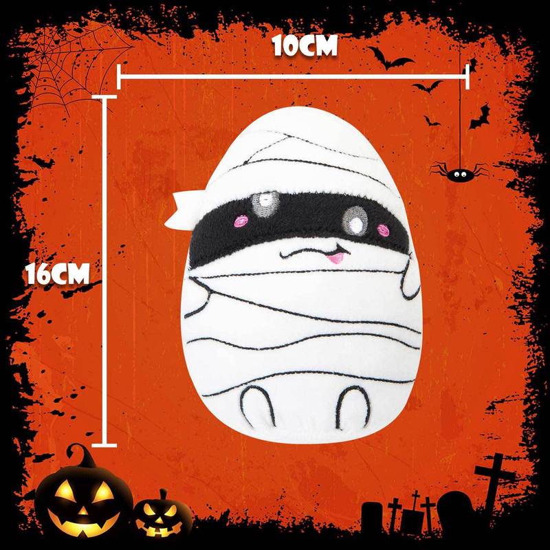 Mummy Soft Toy Halloween Themed Plush, 16cm x 10cm