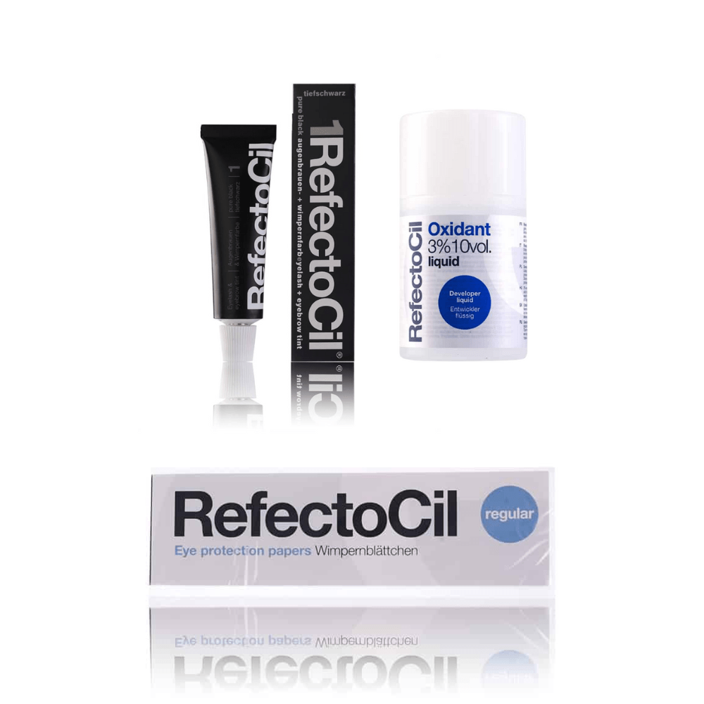 Eyelash Tint 1 & Liquid 3% & Eyelash Strip Set