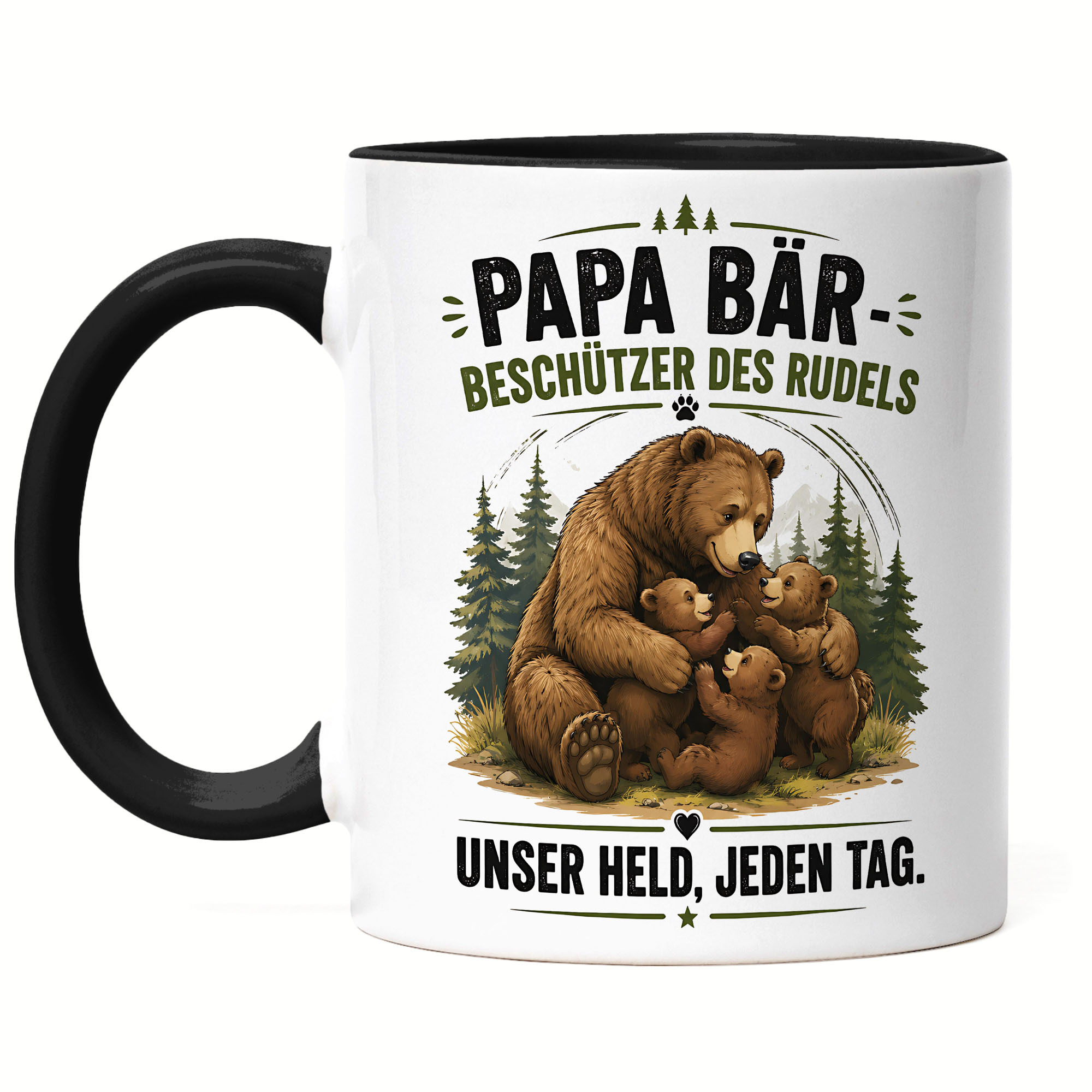 Daddy Bear Protector - Gift For Dad, Father, Grandpa, Husband, Best Hero, Father's Day, Birthday, Christmas, Coffee Mug -