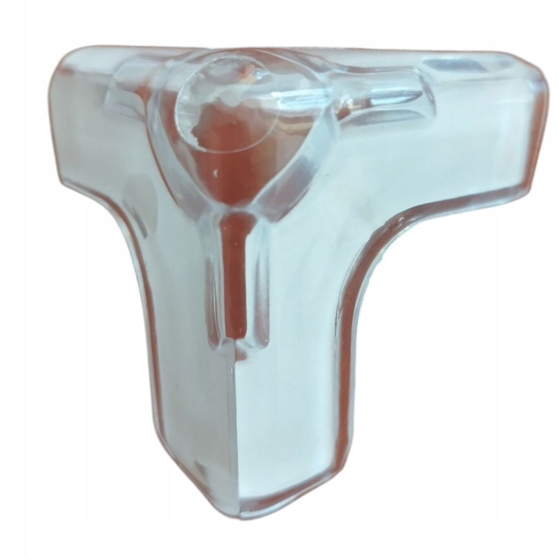 8 komada T-oblika Ojačanih Silikonskih Zaštitnika za Kutove Namještaja - Prozirni, Jednostavna Instalacija, Sigurnost Djece