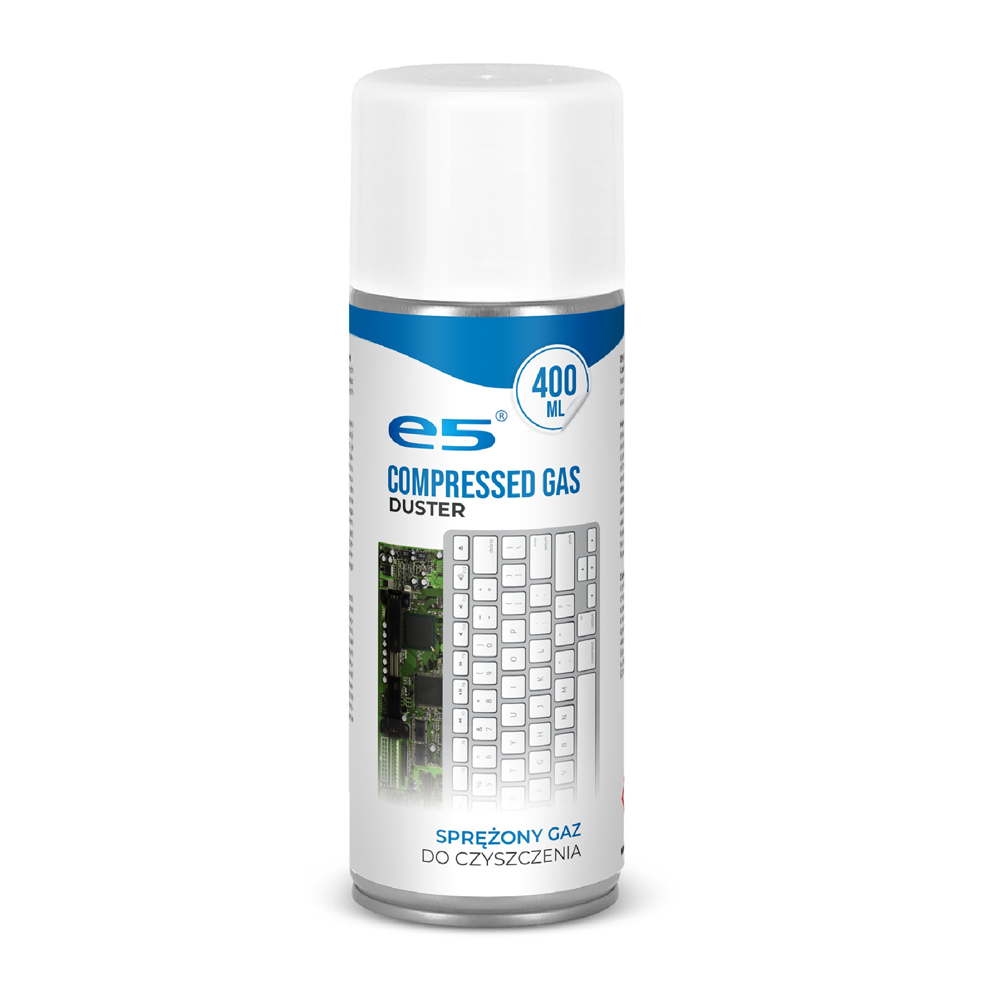 TEMU Compressed Air 400ml With Tube – For Laptops, Computers, Keyboards, Electronics Cleaning
