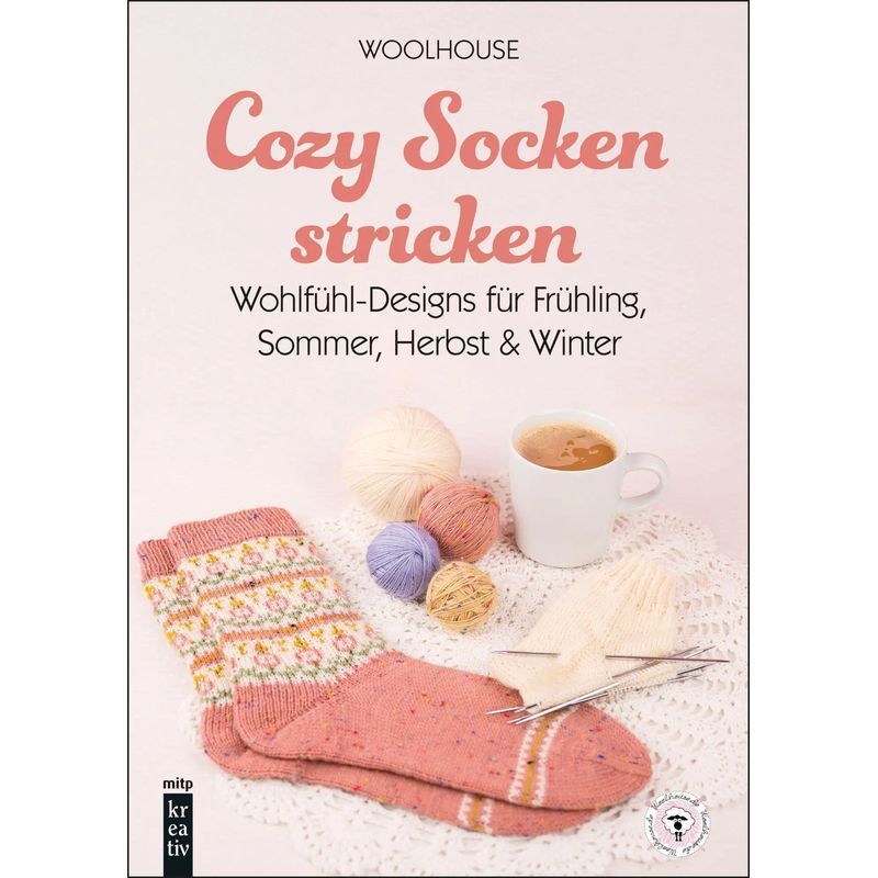 Cozy Knitted Socks - Book - Feel-good Designs For Spring, Summer, Autumn, Winter & Christmas - Woolhouse - Mitp Creative - 120 Pages - German - 2025 - Mitp Verlags Gmbh - Ean 9783747510483