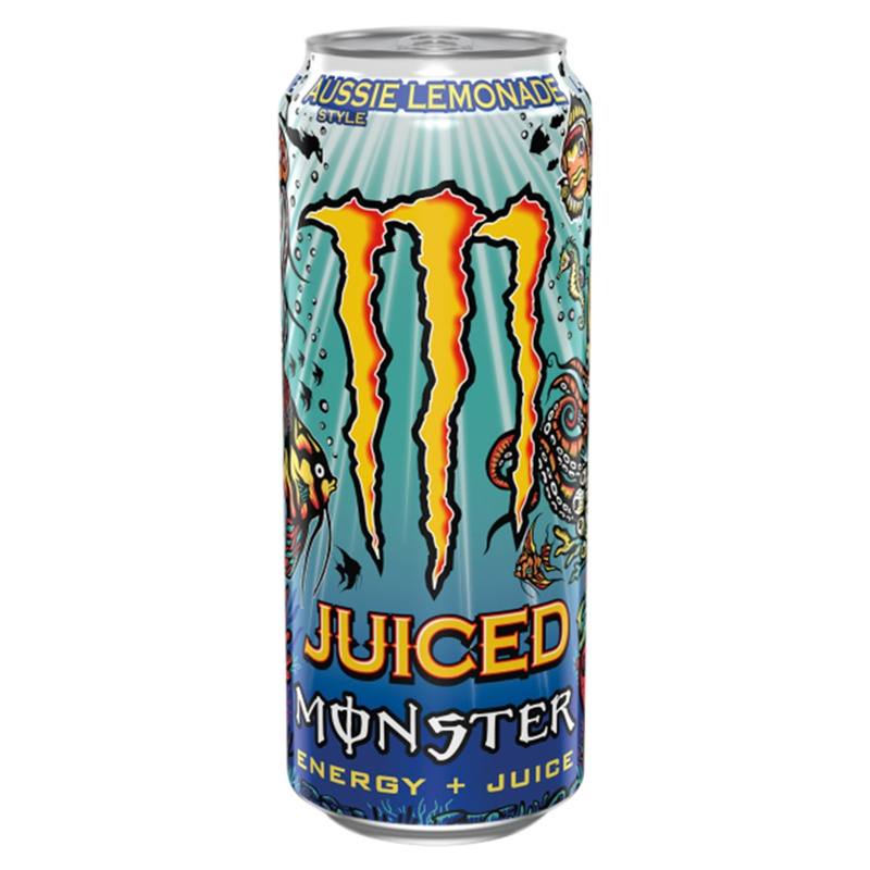 Monster Energy Aussie Lemonade Energy Drink With A Lemonade Flavor 500ml