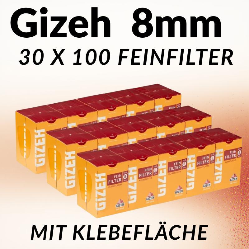 Image of 8mm Fine Filter 3 X 10 Pack Of 100 Fine Filters = 3000 Filters