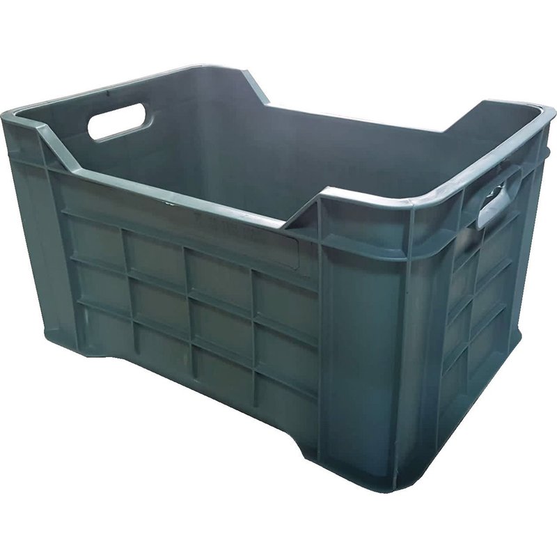 TEMU de almacenamiento agrícola apilable y con cerradura de 40 L - 52x36x30 cm