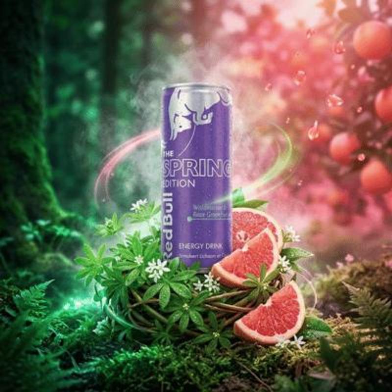 Red Bull Spring Edition Pink Grapefruit & Woodruff