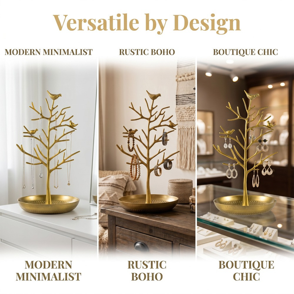 Tree Branch Jewelry Rack for Necklace Display