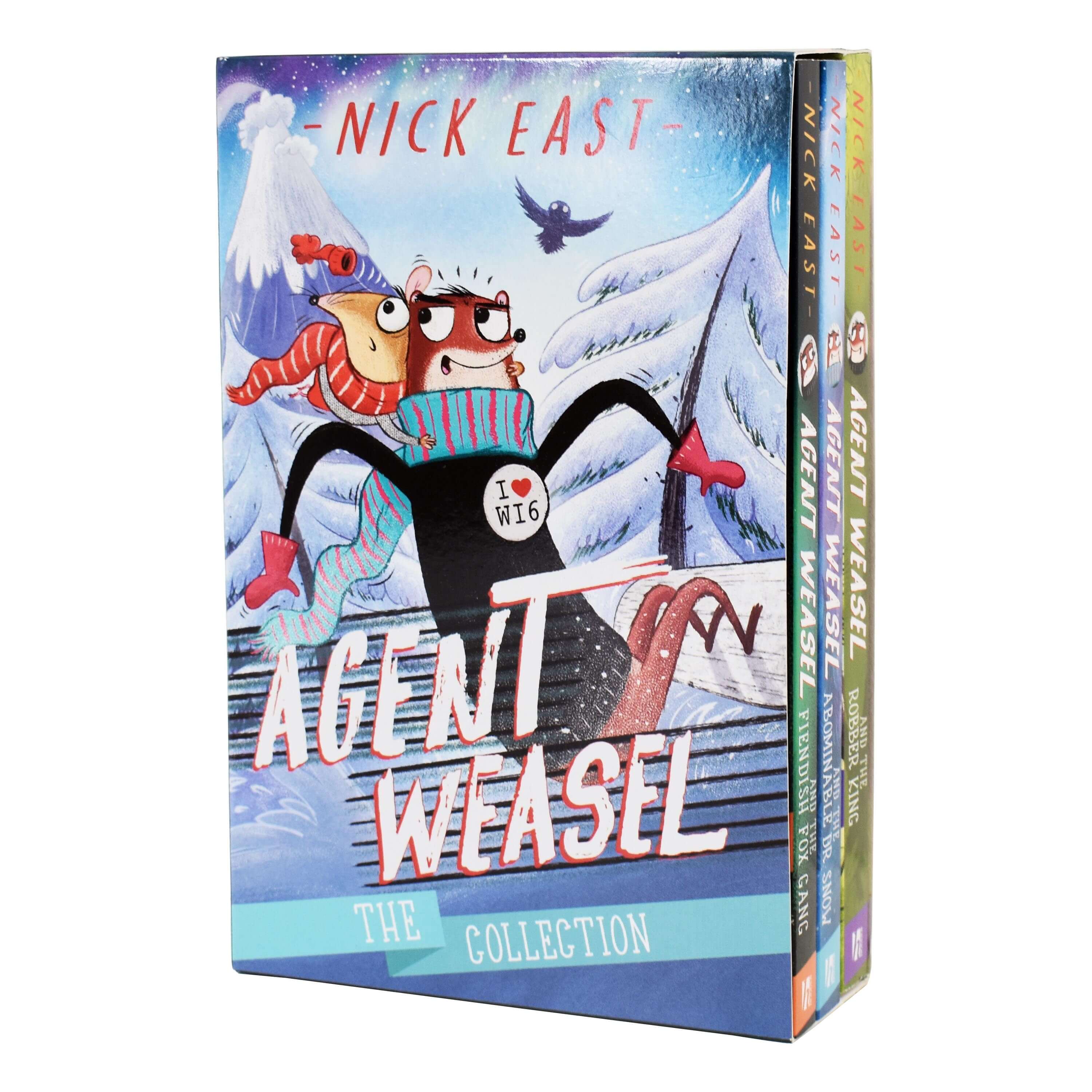 TEMU Agent Weasel Series 3 Books Collection Set By Nick East €“ Ages 7-9 - Paperback