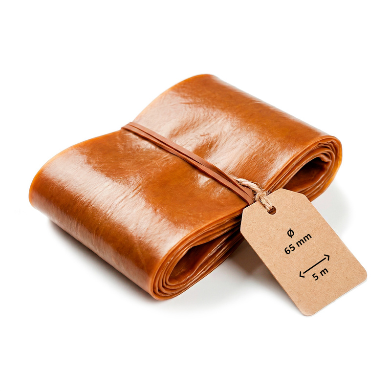 TEMU Protein Casing 5m For Sausages, - Fi 45/55/65 Casing For Żywiec Sausage, -style - Protein Casing For Scalded, Smoked, And Sausages - Accessories