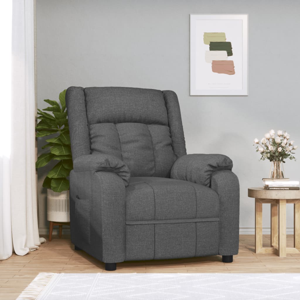 Image of Vidaxl Recliner Chair, Tv Chair, Chaise Lounge, Upholstered Armchair, Fabric Tv Chair