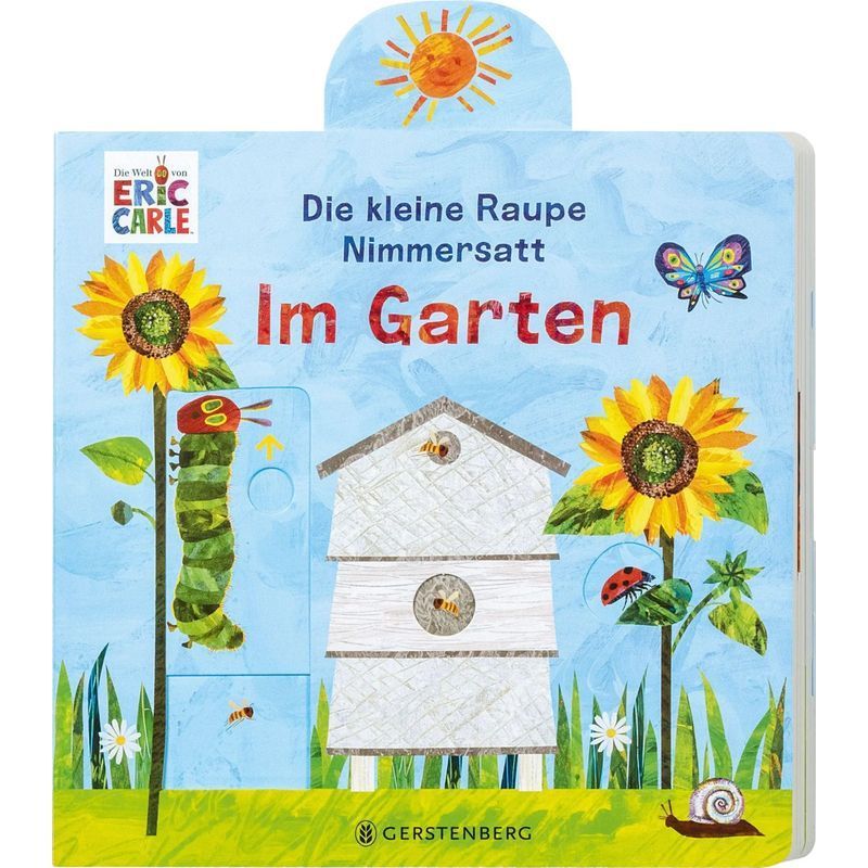 Image of The Little Caterpillar Always Hungry In The Garden - Book - Carle - 10 Pages - German - 2026 - Gerstenberg Verlag - Ean 9783836963879