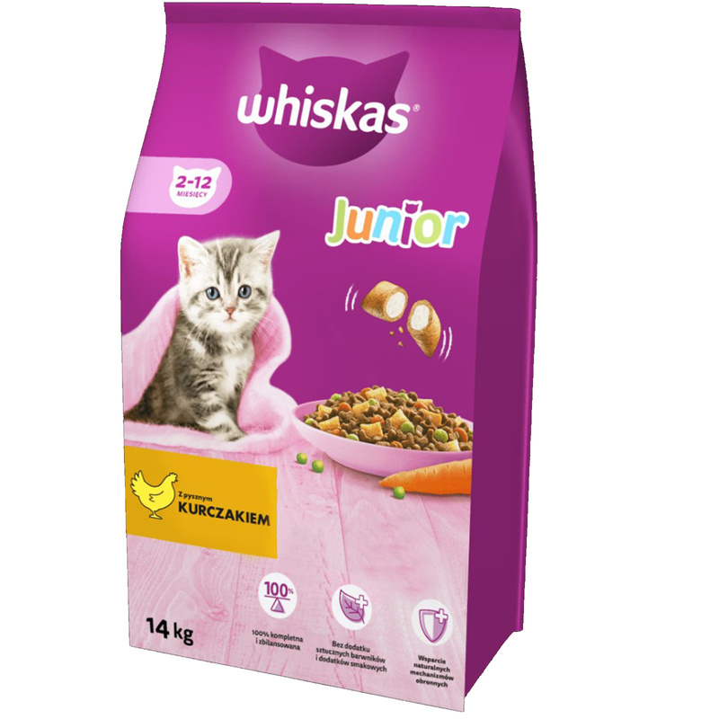 Whiskas Junior Dry Food For Cats With Chicken 14 Kg