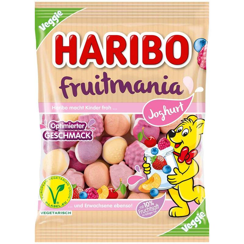 Image of Haribo Fruitmania Yogurt Vegetarian 160g