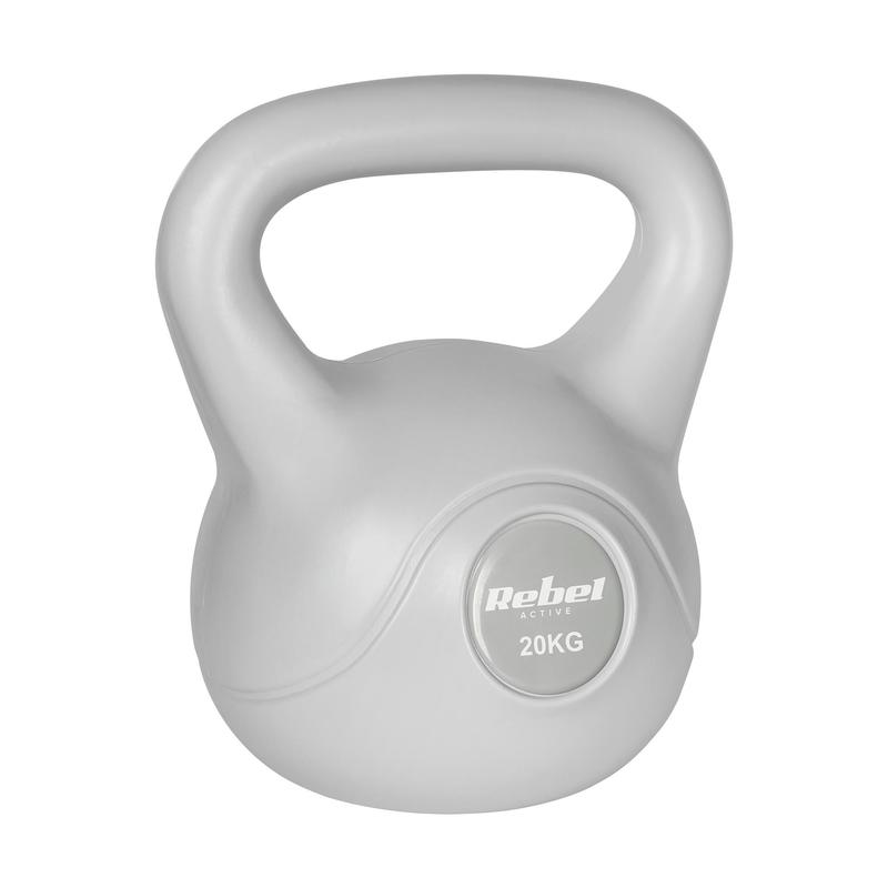 TEMU 20kg Gray Kettlebell - Abs Exercise Weight Ball