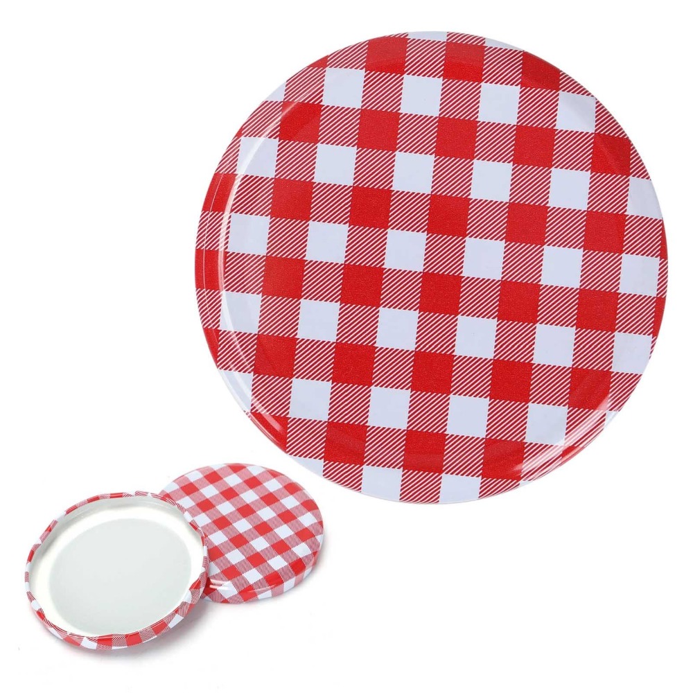 100pcs 82mm Screw Caps, 4 Reusable Sealing Caps In Colors For Jam, Storage Containers, Etc.