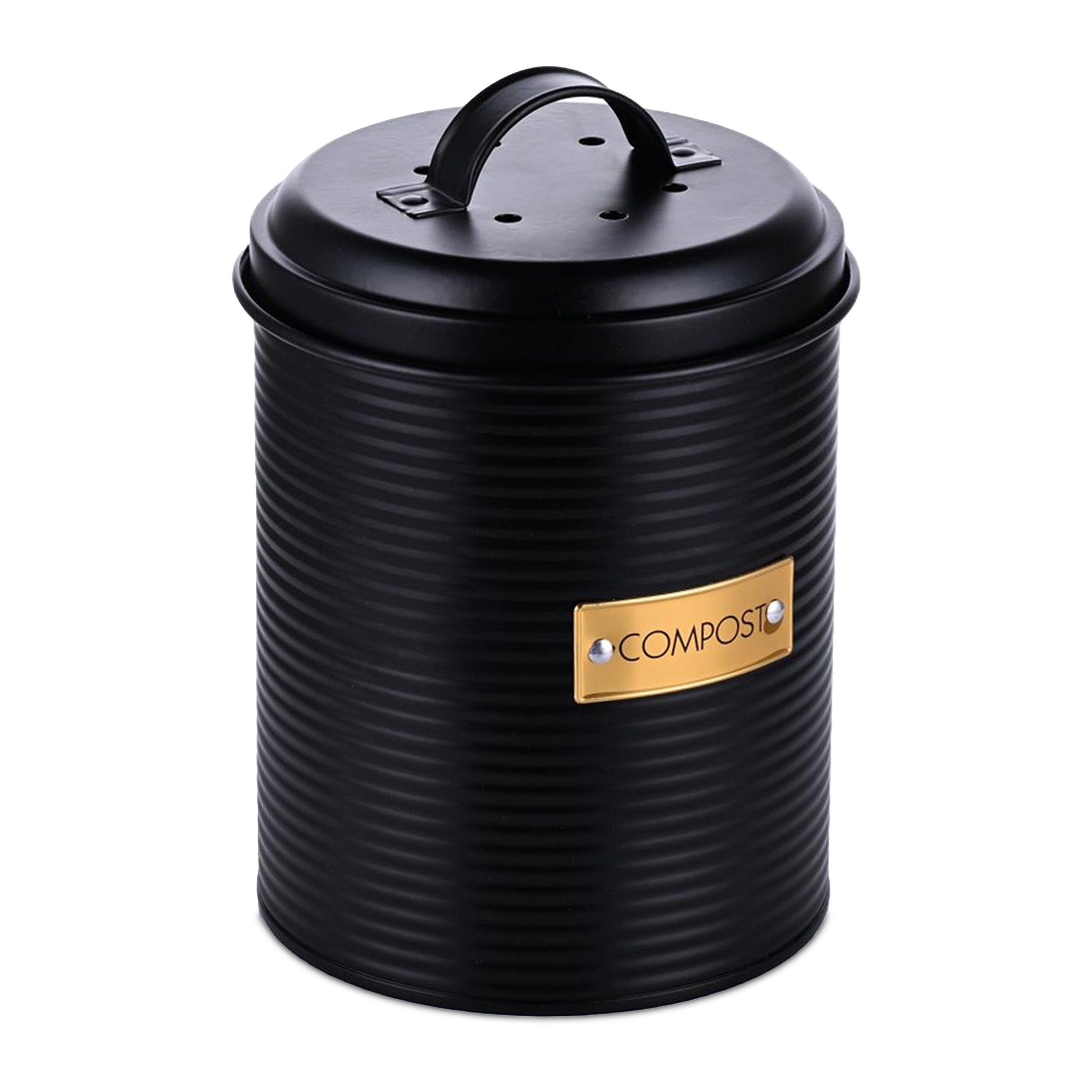 TEMU Compost Bin In Black - 2.5