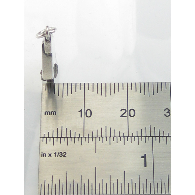 School House Sterling Silver Charm for DIY Jewelry