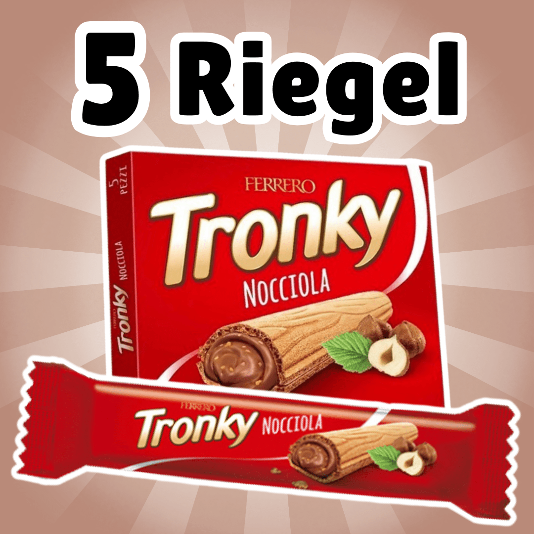 Image of Ferrero Trunk Nut – 5×18 g – Hazelnut Chocolate Bars