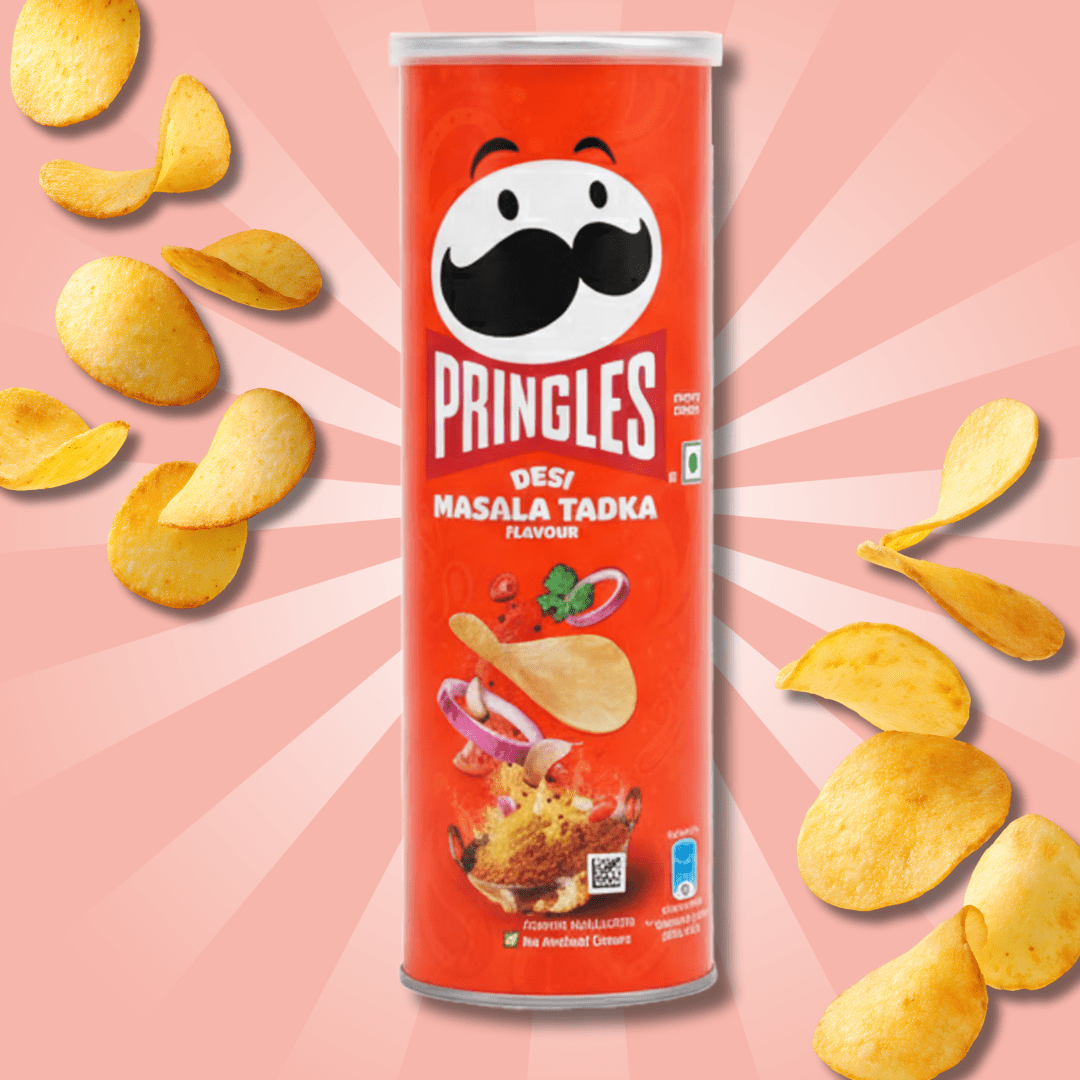Pringles Desi Masala – 102 G | Spicy Chips With Authentic Desi Masala Flavor
